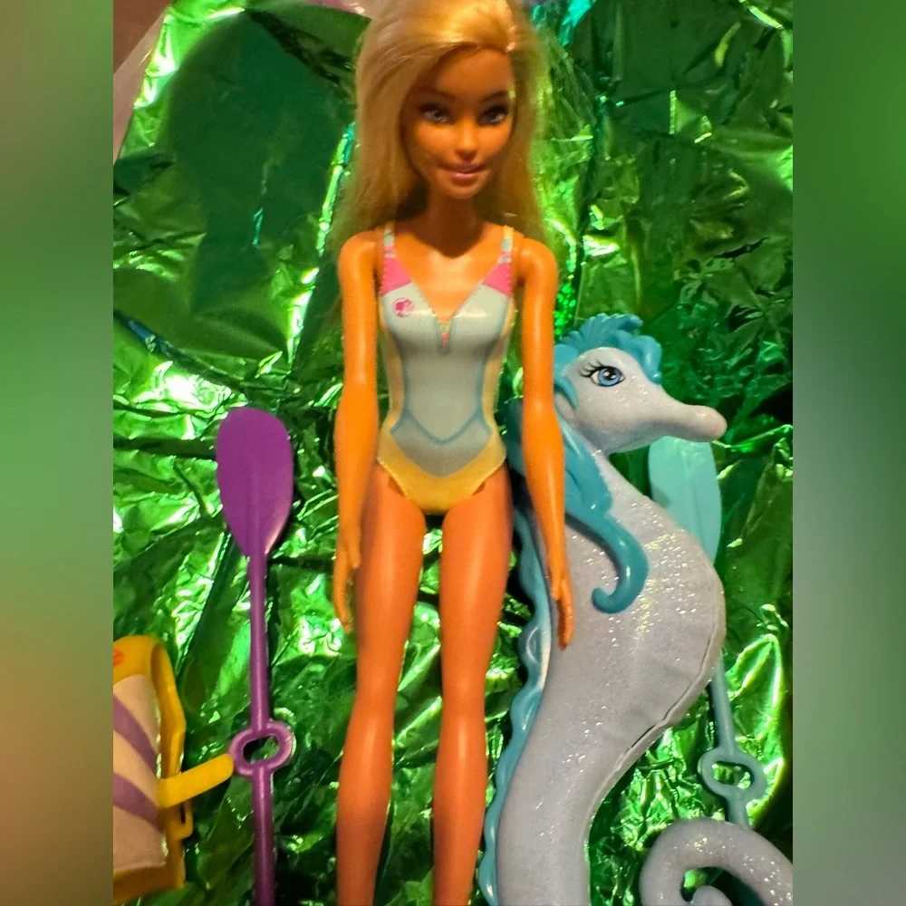 Barbie aquatic & sea life collection Dolphin, seahorse, octopus